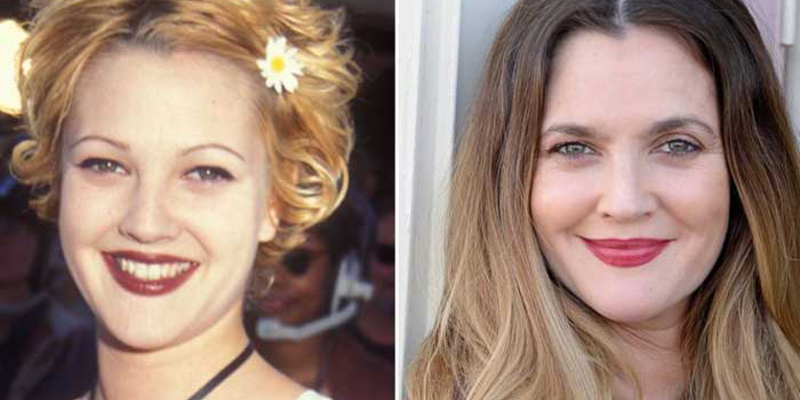 Micropigmentación de cejas en Drew Barrymore